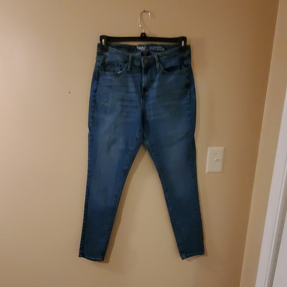 Mossimo size 12 R jeans high rise skinny